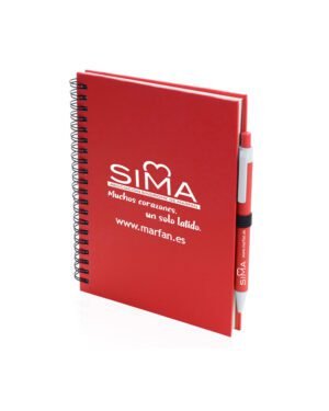 Libreta con bolígrafo SIMA